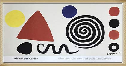 額装済/Abstraction 1966/アレクサンダー カルダー/ポスター aziz_c3153r
